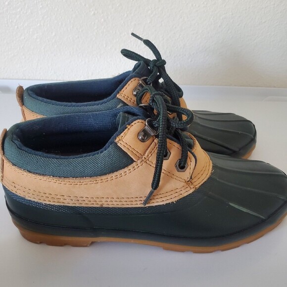 Lands End Duck Boots Womens 519251 Ankle Leather Flannel Lined Black Siz… - Picture 5 of 12